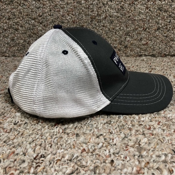 MLB Philadelphia Phillies MeshBack Adjustable Hat Men’s Women’s Grey White OSFA - Picture 4 of 10